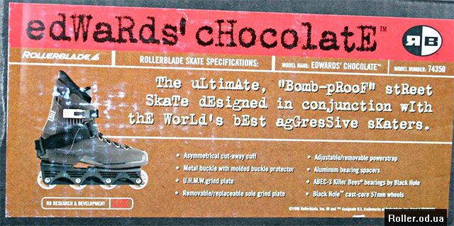 Rollerblade Edward's Chocolate